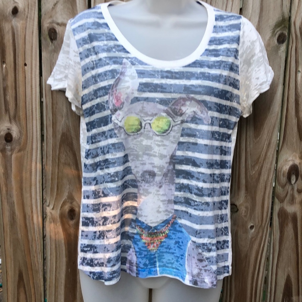 Eclectic Fun Graphic tee, Dog Print